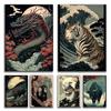 Asian Animals Zodiac Signs Japan China Prints Poster Canvas Painting Modern Wall Art Pictures for Living Room Bedroom Home Decor