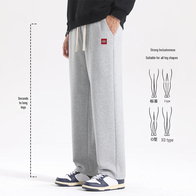 Dickies Men's Loose Fit Straight Leg Cotton Blend Casual Pants A