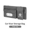 Car Accessories Sunvisor Tissue Box Paper Towel Storage Holder For Volkswagen VW Polo Jetta Sagitar Magotan Passat B5 B6 B7 CC zg8