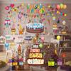 Electrostatic Film Stickers Window Static Clings Kids' Birthday Parties As Shown Electrostatic Party Stickers Party