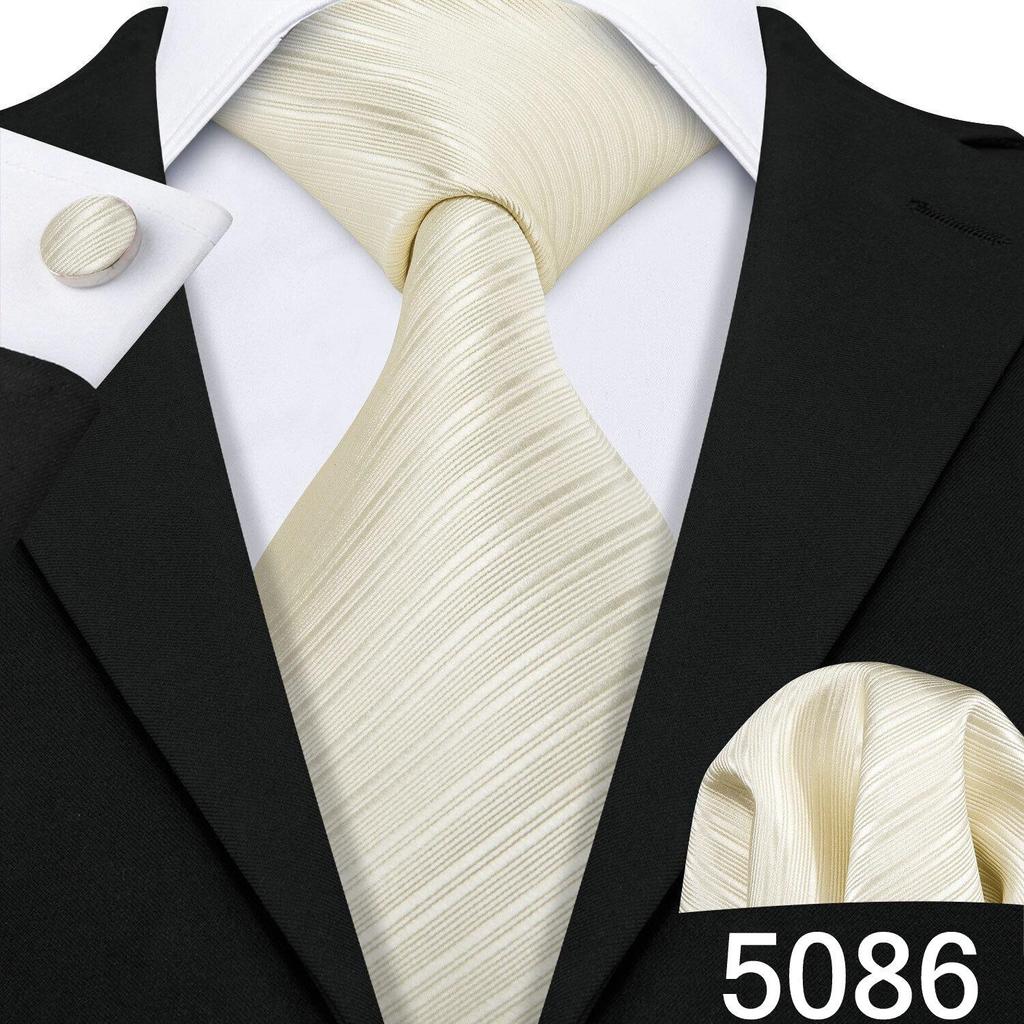 Designer Blue Ties for Men 10 Styles Necktie Pocket Square Cufflinks Set Wedding Dating Party