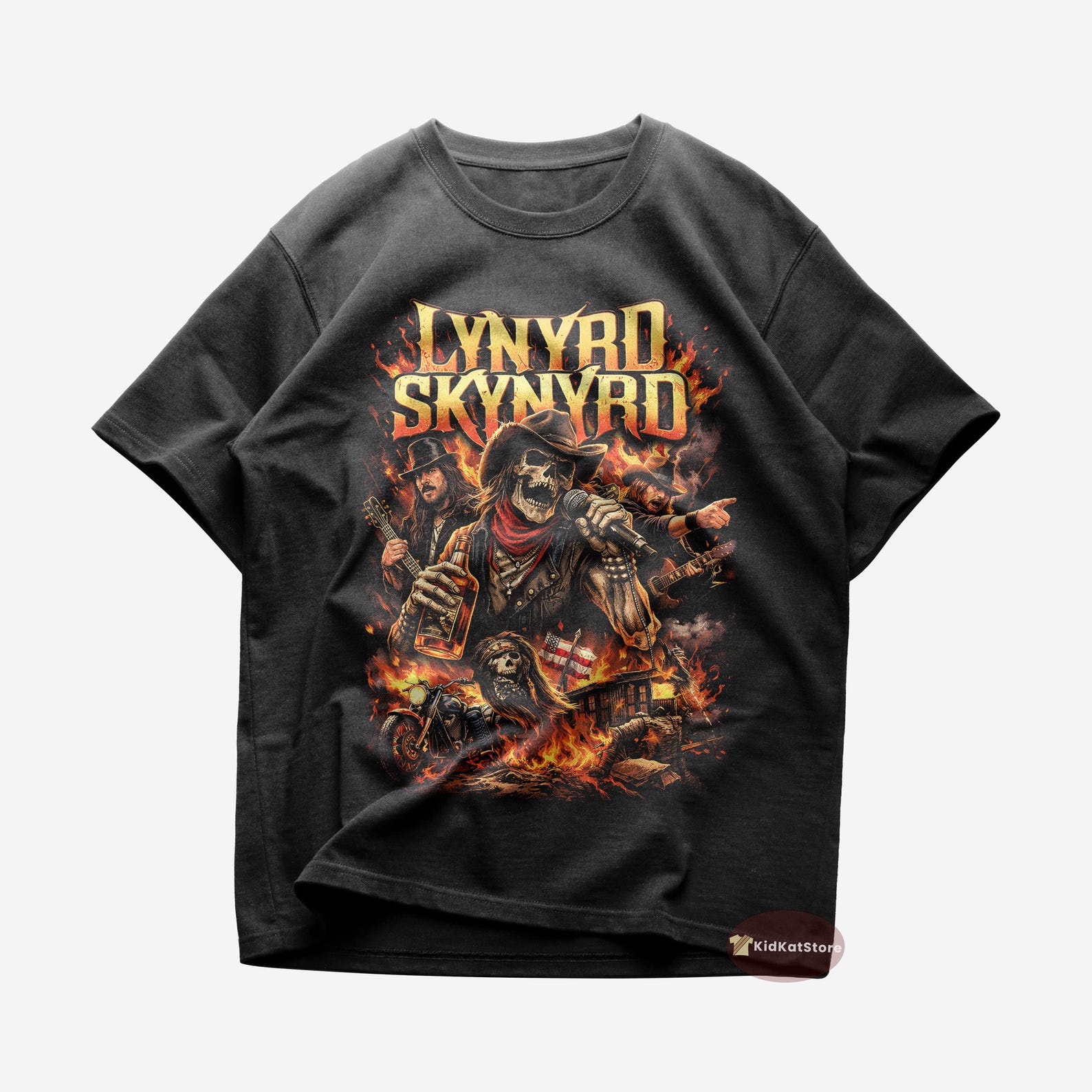 Lynyrd Skynyrd T shirt - Free Bird - Simple Man - Lynyrd Skynyrd Merch - Unisex Rock Tee - Gift for Rock Lovers - Premium Music Apparel 4XL