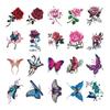 20/50pcs Waterproof Tattoo Stickers Sexy Simulation Collarbone Stickers Tattoo Butterfly Flower K9U6