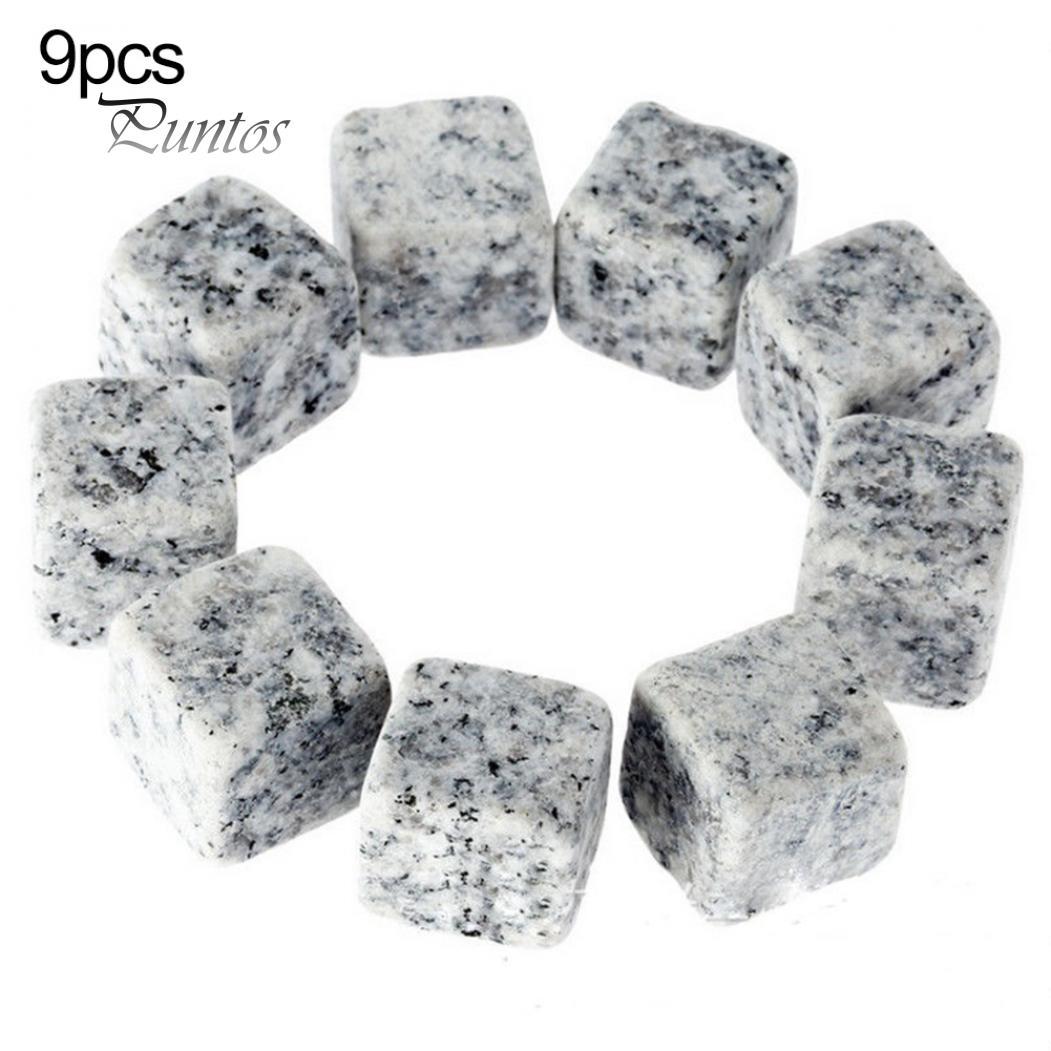 

Чистые продукты 6/9 шт. многоразовые винные напитки охладитель кубик льда охлаждающий камень рок инструмент для бара Spot-9Pcs