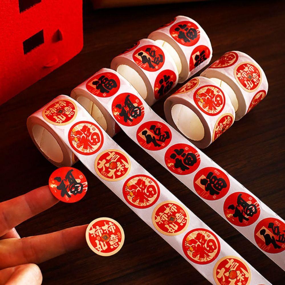 Cute Style Chinese New Year Stickers 138/200Pcs The God of Wealth Stickers  New Year Party
