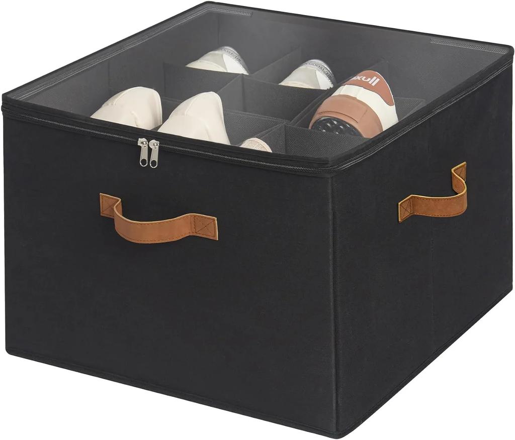 Foldable Shoe Storage Box - Dust-Proof Organizer for Shoes, Space-Saving Shoe Cabinet