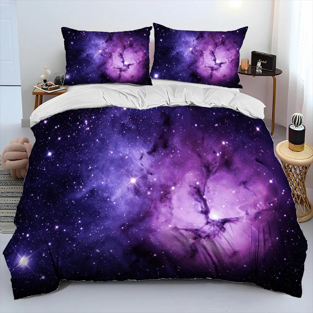 Digital Printing Three-Piece Universe Printing Bedding Home Textile Bedding