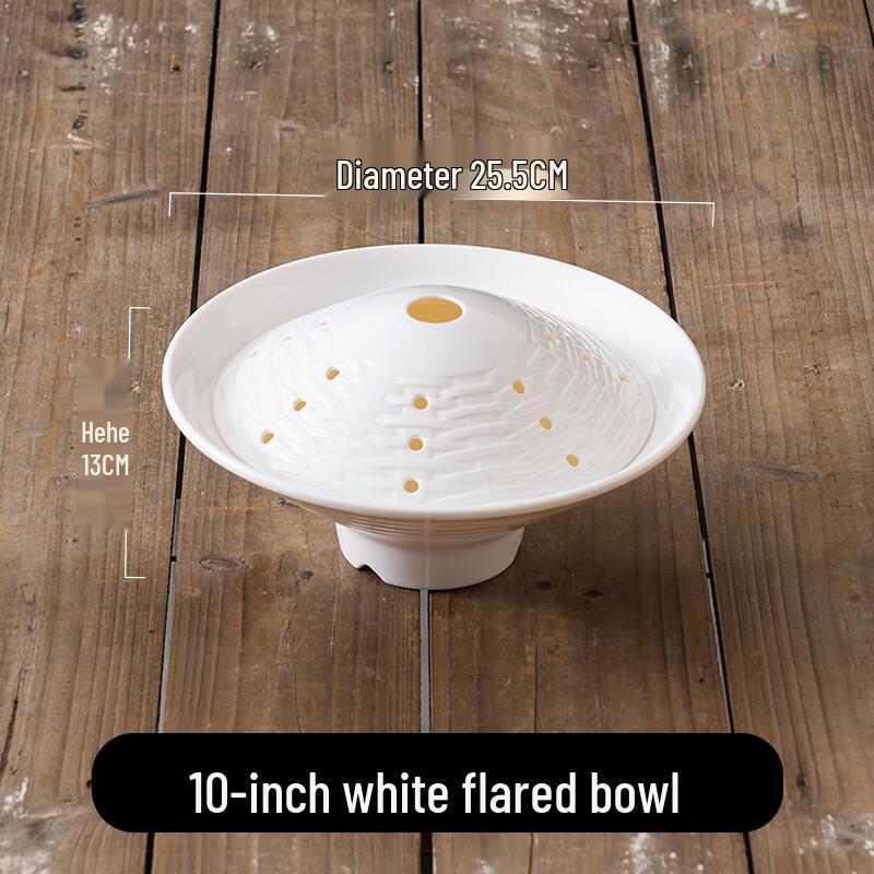 Melamine Hotpot Dry Ice Serving Plate