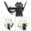 Storage Toilet Paper Holder Wall Decoration Towel Roll Shelf Black Kitchen Paper Shelf  Hotel
