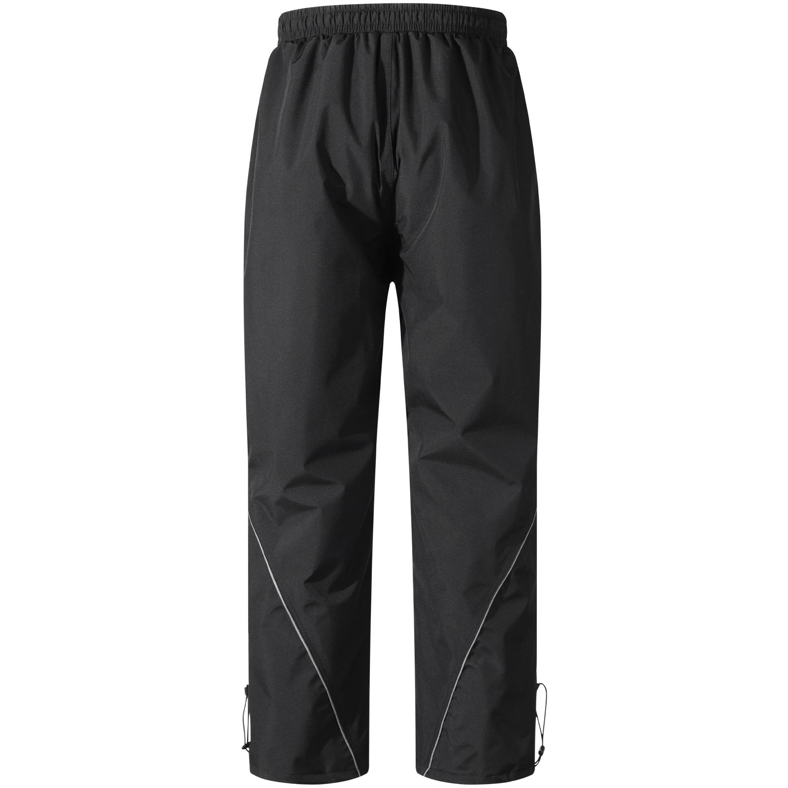 

WOSAWE мужские и женские внедорожные велосипедные походные спортивные дышащие портативные сумки для хранения водонепроницаемые ветрозащитные мотоциклетные дождевые штаны 3XL чёрный