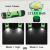 Helle Beleuchtung Magnetisches LED-Grilllicht 120° Biegsam Tragbares Design LED-Nacken-Leseleuchte Freihändige Magnetische Halterung
