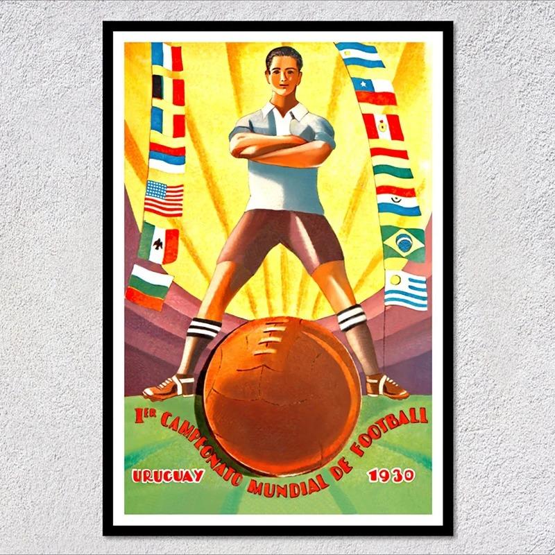 Retro Sports Poster Vintage Travel Wall Art Boxing Rugby Football Basketball Canvas Painting Pictures For Home Decoration