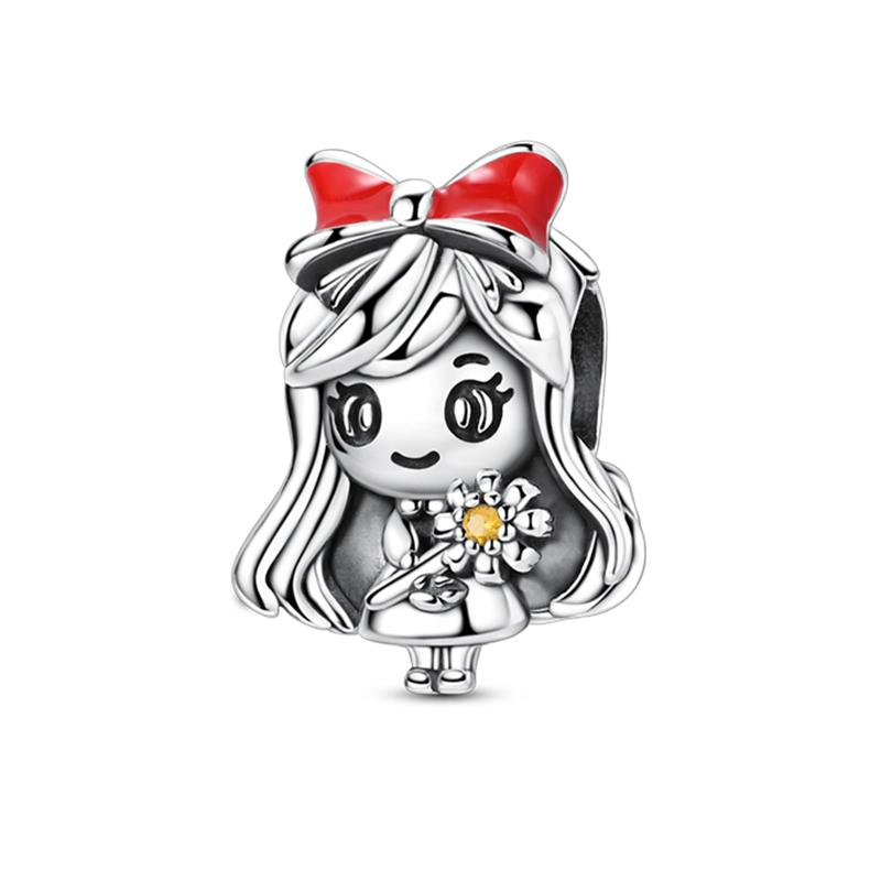 copper Happy Dopamine Girl Boy Cat Charm Bead Charms Bead Charms Compatible With 3mm Authentic Bracelets Do It Yourself Jewellery Souvenir Gift Making