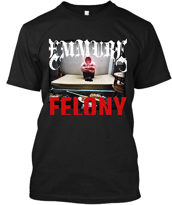 NEW! Emmure Felony American Death Music Group Vintage Logo T-Shirt Size S-4XL L
