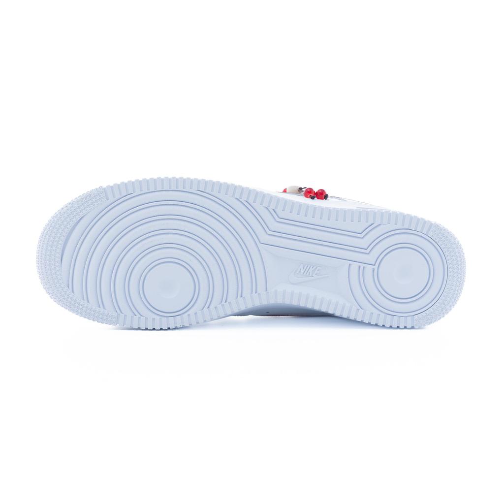 Nike Air Force 1 Auspicious Horse Synthetic Leather Abrasion Resistant Low Top Skateboard Shoes Women's White DD8959-100(Team240-)