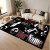 Custom Name Crystal Velvet Rug,Harry Styles Comfortable Anti Slip Floor Mat For Room Decoration