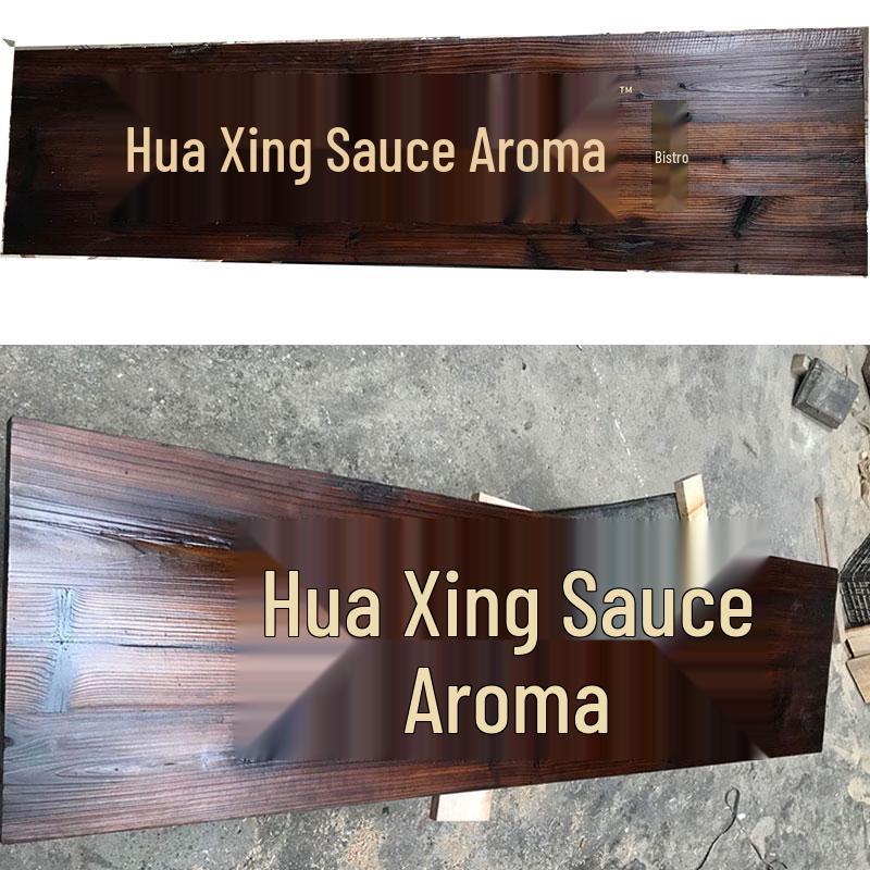 Custom Solid Wood Sign: Chinese Style Carved Logo Plaque