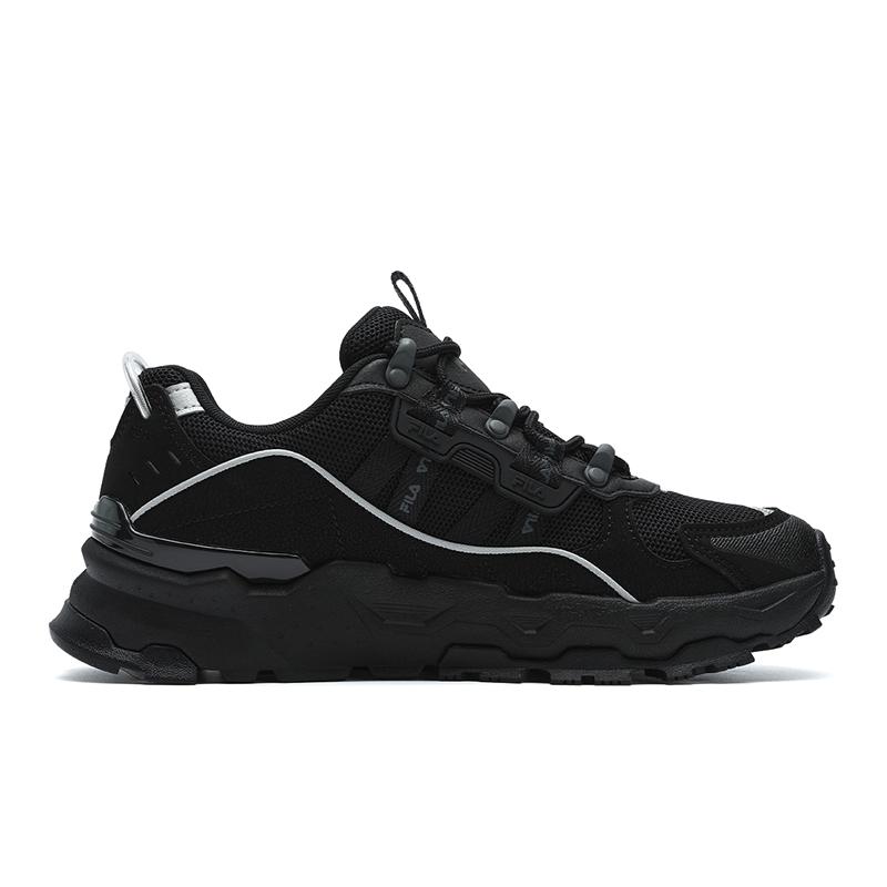 Fila Trek Rétro Classique Confortable Polyvalent Durable Dessus Bas Chaussures Décontractées Lifestyle Baskets Femme Noir F12W422115FBK