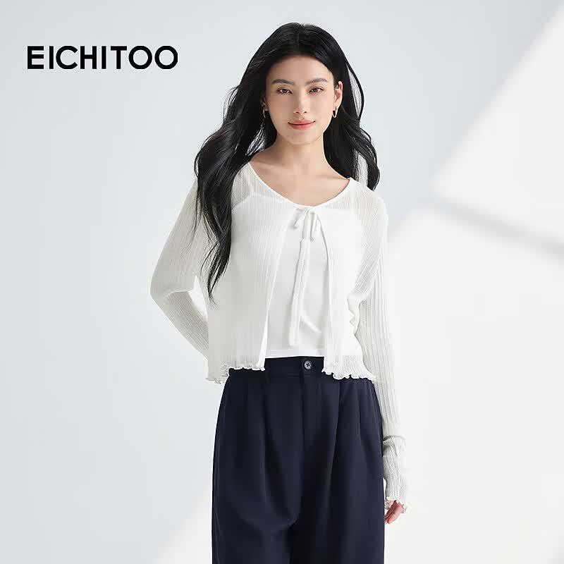 Women s Casual Round Neck Knit Cardigan XL