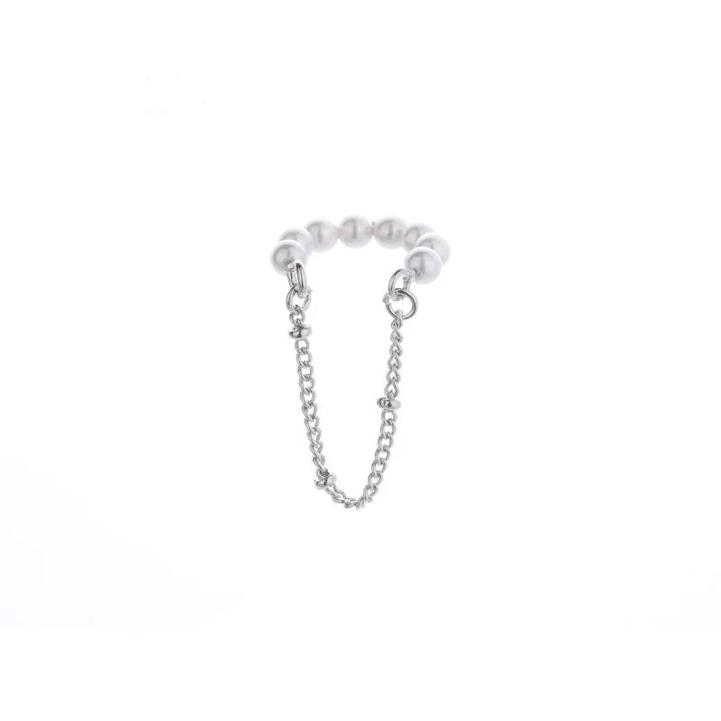 Long Chain Irregular Line Earclip Without Hole Earring for Women Simple Fake Piercing Earcuff Ear Accessories Zircon Party Gift