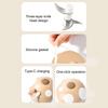 Electric Garlic Chopper Mini Food Processor for Mincing Garlic Meat Quiet Mushroom Shape Compact Kitchen Gadget for Home Cooking