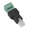Ethernet Connector RJ11 6P4C Male To 4 Pin Screw Terminal Connector