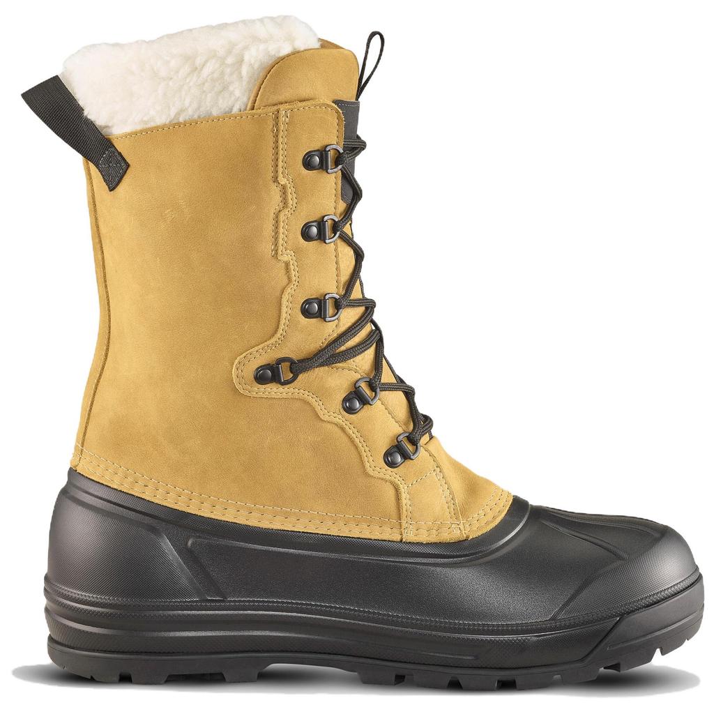 DECATHLON SH900 Abrasion Absorbing Comfortable and Versatile Hiking Waterproof and Warm Mid-Leg Snow Boots Men's Brown