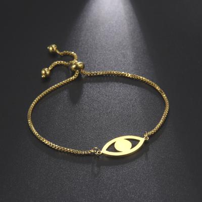 Stainless Steel Evil Eye Bracelet Women's Unique Charm Bracelet Women's Amulet Jewelry Party Gift