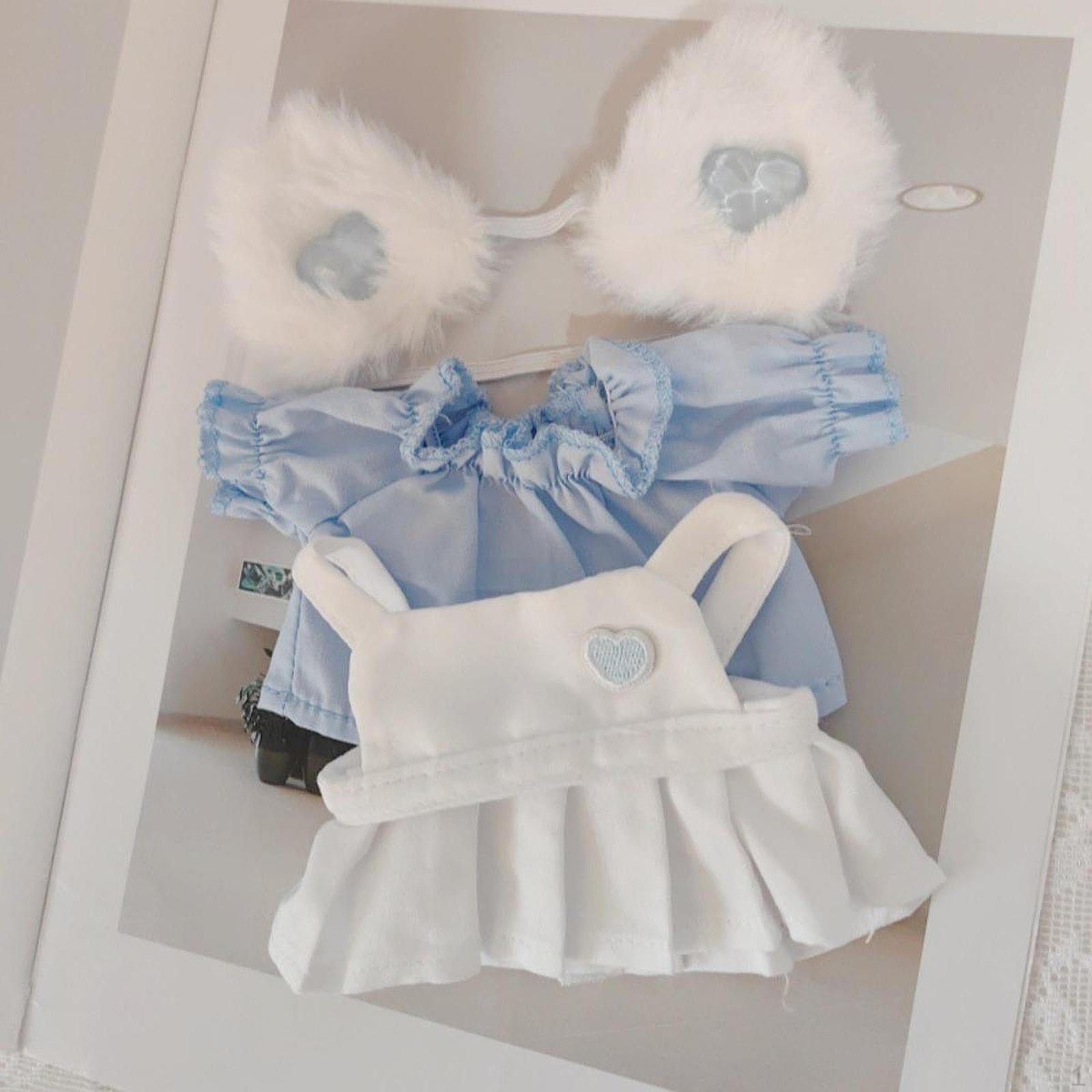 

20 см Милая кукольная одежда, платье, костюмы, координация, кулон, образовательный наряд синий