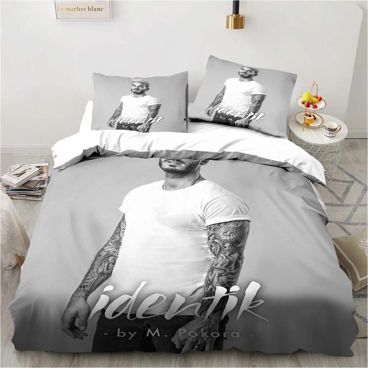 

3D-печать Singer M. Постельный комплект Pokora Пододеяльник Одеяло Комплект для кровати Пододеяльник Наволочка, Размер Кинг Квин Твин Мальчики Девочки Взрослый EU King 240x220cm