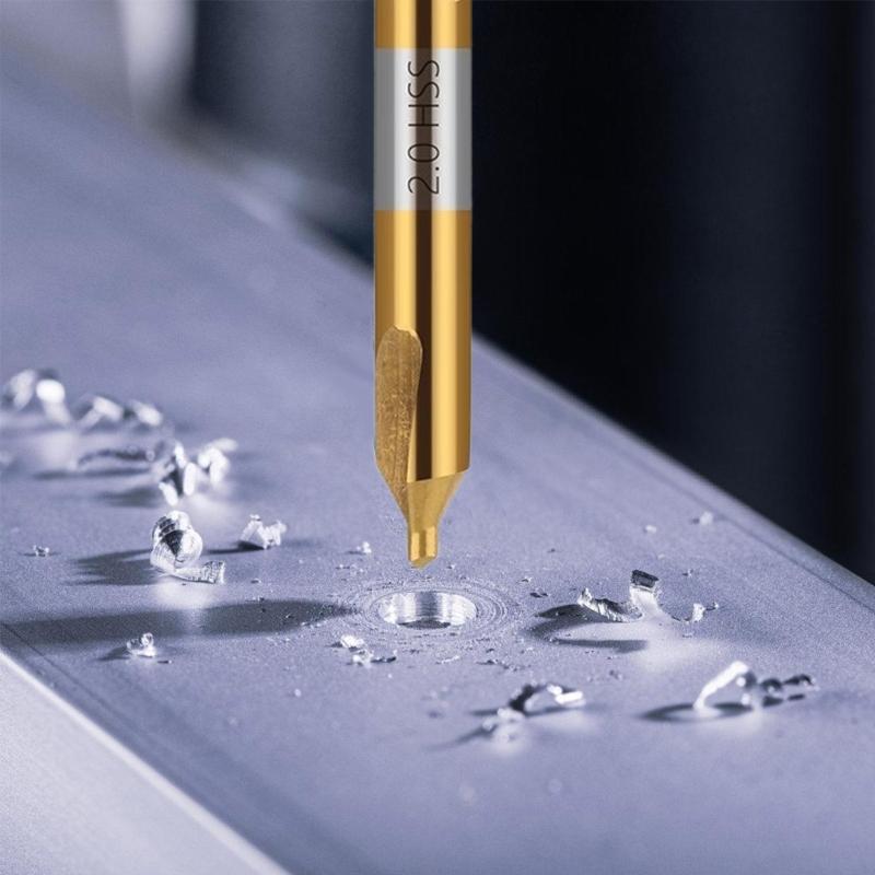 7Pcs Center Drill Bits Set Angle Center Drill Bits High Speed Steel Center Drill Bits Kit for Lathe Metalworking