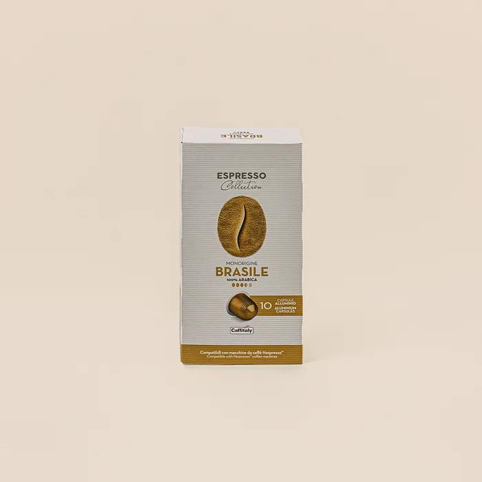 [Nespresso Compatible by Capitali] Aluminum Capsule Coffee 1 Pack (10 Capsules)