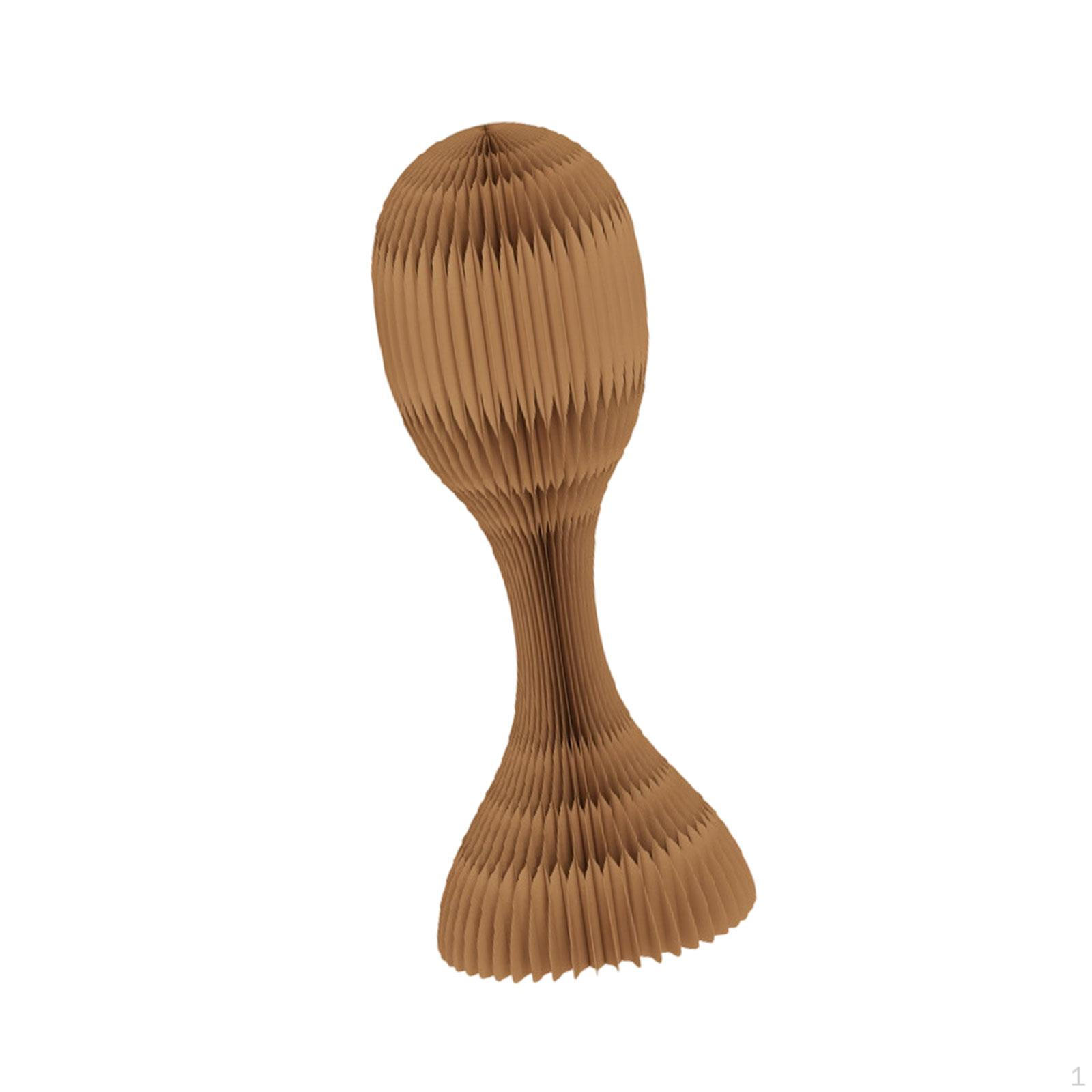 

Подставка для шляп Манекен для волос для салона красоты или магазина Очки Головной убор коричневый