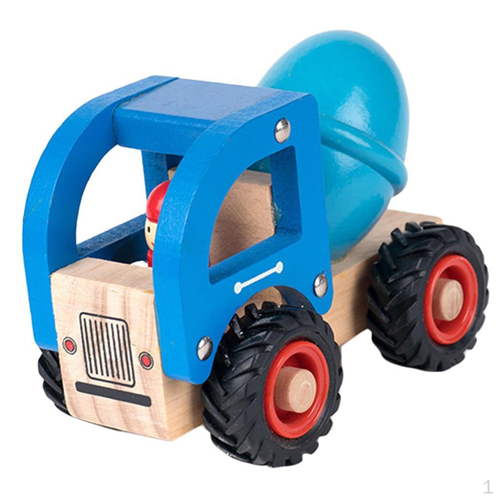 

Транспортные средства Игрушечный деревянный автомобиль Ранние развивающие игрушки для малышей Обучение детей синий