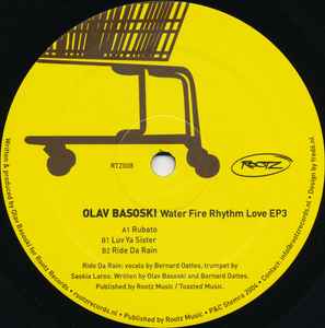 

12inch Record OLAV BASOSKI Water Fire Rhythm Love EP3 RTZ008 Rootz Records 2004 Netherland Dance Electronica Used