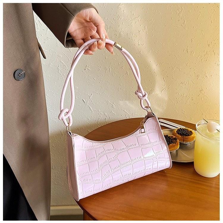 Stylowa Koreańska Damska Torba Ręczna Modna Torba Tote Do Codziennego Użytku W Kolorze Czarnym Niebieskim Różowym I Bordowym