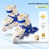 Flashing Roller Skates for Beginners: Adults & Kids, Boys & Girls, Professional Quality