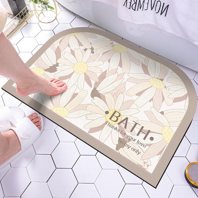 

Коврик для ванной впитывающий туалетный диатомовый ил туалетный коврик для ног с противоскользящим покрытием коврик для двери туалета 40X60cm 15.7X23.6in