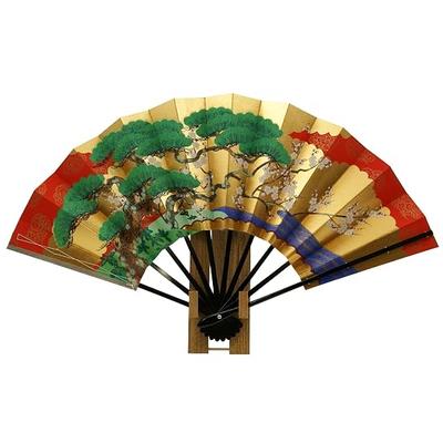 Osaka Choseido Decorative Folding Fan, 9.5 Sun (29cm), Made In Japan, Kyoto Fan, Souvenir for Overse