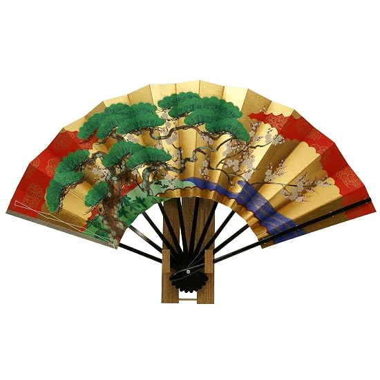Osaka Choseido Decorative Folding Fan, 9.5 sun (29cm), Made in Japan, Kyoto Fan, Souvenir for Overse
