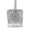 Universal Pulse Fence Post Base - Stainless Steel, Aluminum, Galvanized