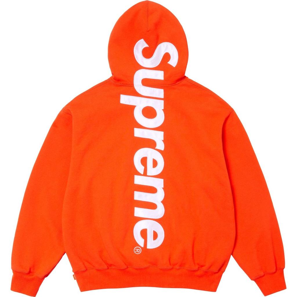 Supreme Moletom com aplicação de cetim SUP-FW24-051