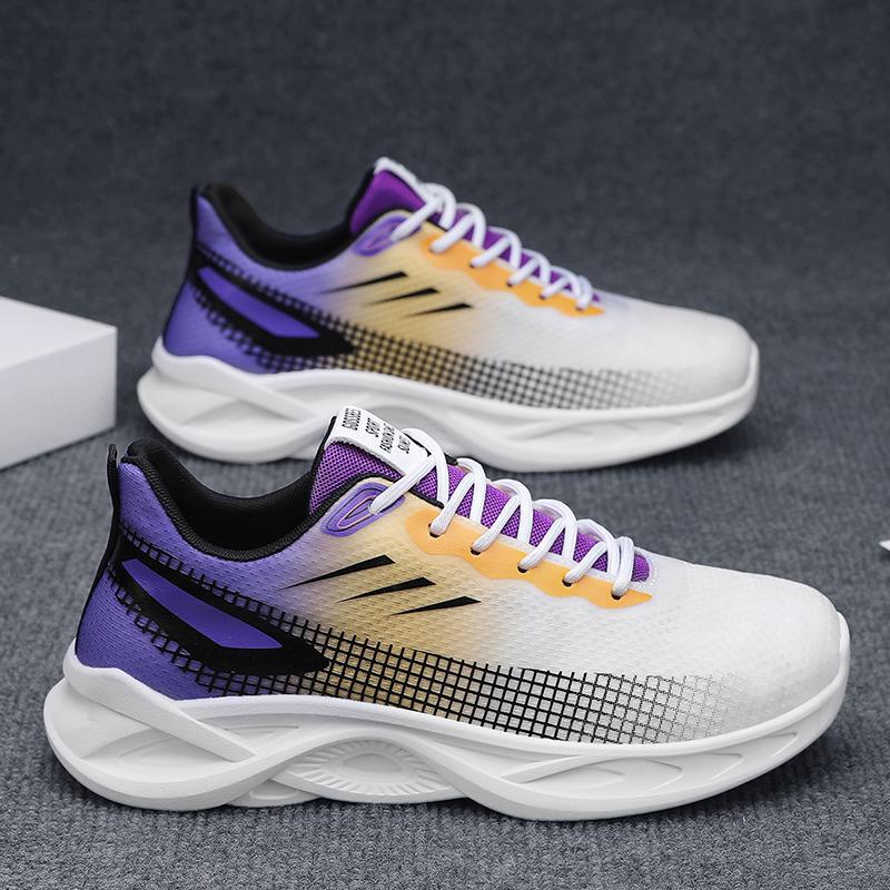 Men's shoes 2025 new summer breathable fly-woven mesh shoes men's trendy shoes running sports coconut mesh shoes