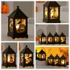 Witch Candlestick Wind Lamp Pumpkin Halloween Wind  Lantern Portable   Bar
