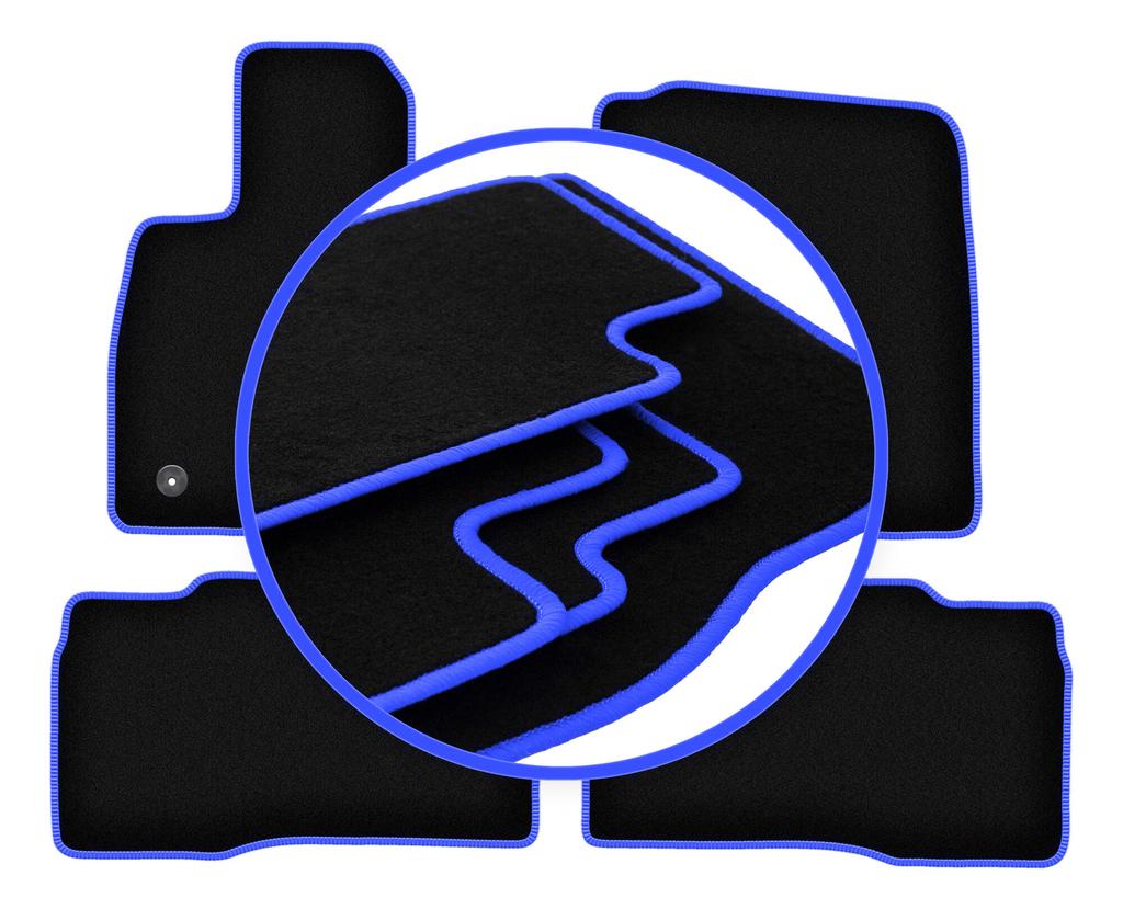 CARLUX-BLUE Automatten für: Ford Explorer MK6 SU625 SUV (2020-)