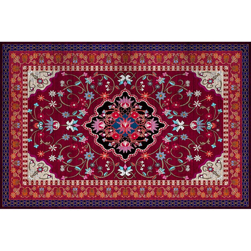 Vintage Persischer Ethnischer Kristall-Samt-Teppich für Wohnzimmer oder Schlafzimmer