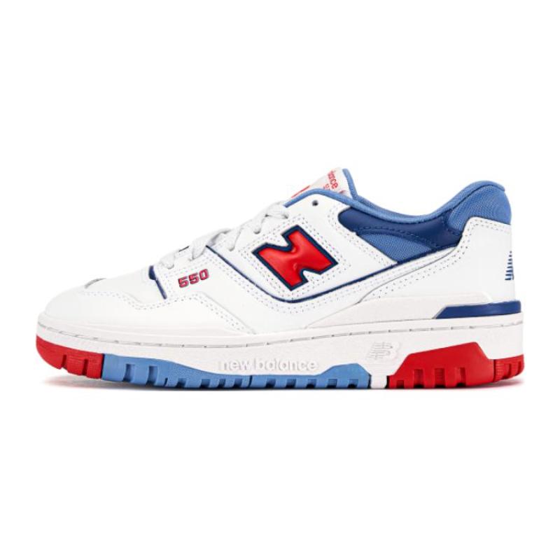 

New Balance 550 White True Red Atlantic Blue GS Sneakers GSB550CH 35.5
