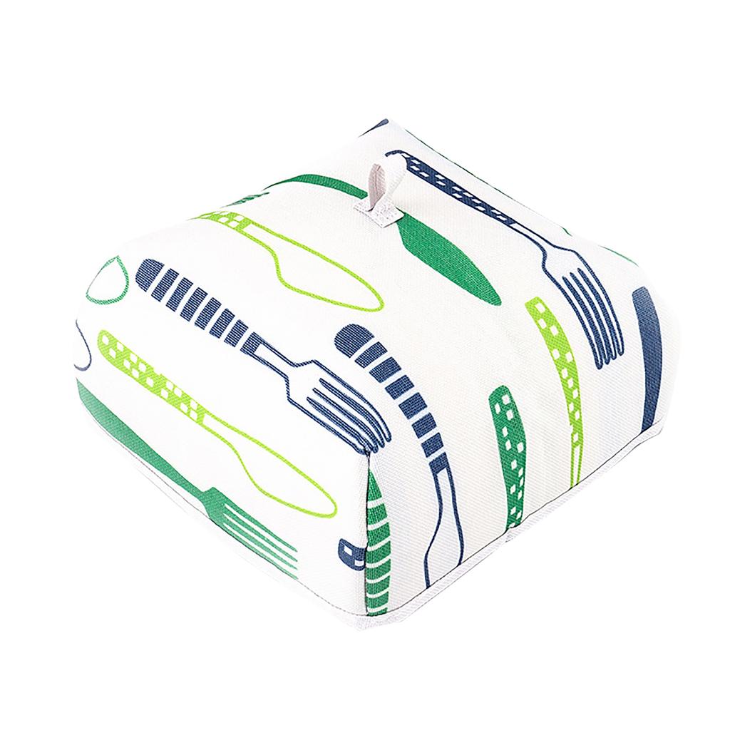 Hot Food Insulation Cover Foldable Square Dustproof Aluminum Foil Insulation Food Cover Tent Red