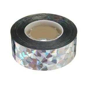 

50M Non-Stick Decorative Laser Tape DIY Glitter Party Gift Packing Home Decor Tape Hot Stamping Sticker Gold Silver Tape 2.4cm&50 mete
