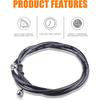 Motorrad Hydraulikbremse oder Kupplungsleitung Schlauch für Motorrad Dirt Bike ATV Moped Roller, etc. Banjo-Schraube 2 Stück(Länge 1,5 m / 4,92 Fuß)